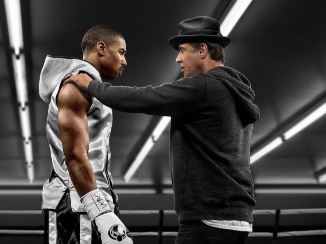 Adonis Creed and Rocky Balboa